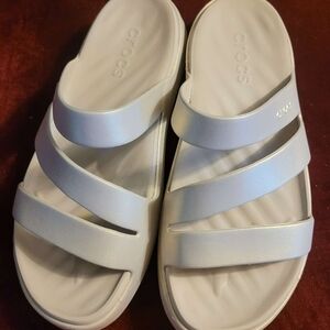CROCS Women's Cream Sandals